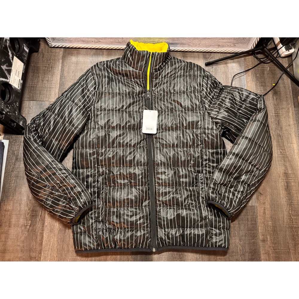 Disney Nightmare Before Christmas Jack Skellington Reversible Puffer Jacket S